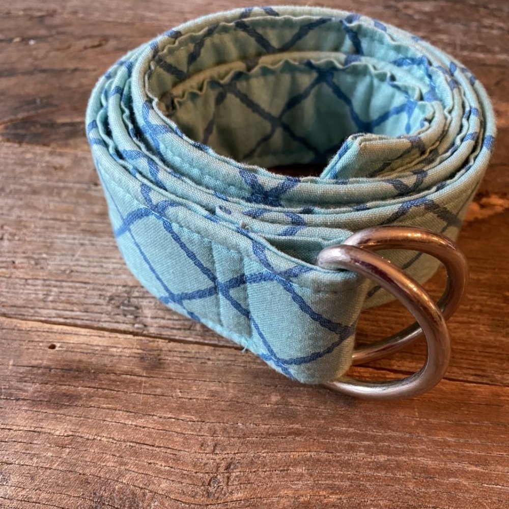 Oliver Green ribbon belt, 41" long